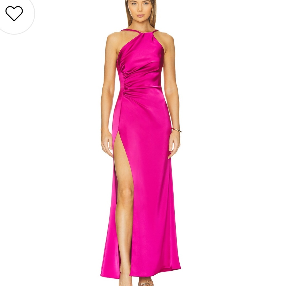 Katie May Zahra Dress in Pink Peacock
